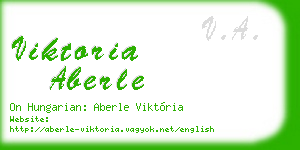 viktoria aberle business card